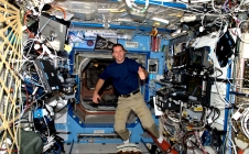 Thomas Pesquet à bord de la Station spatiale internationale